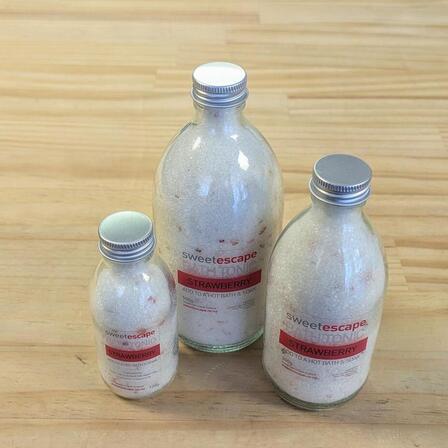 Strawberry Artisan Bath Tonic - 500g Jar