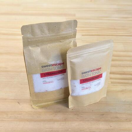 Strawberry Artisan Bath Tonic - 500g Bag